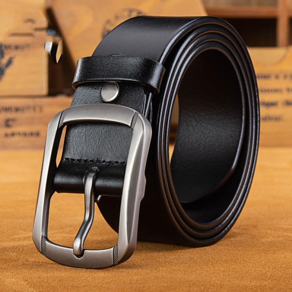 Ceinture cuir véritable pour homme - Modèle NOAH