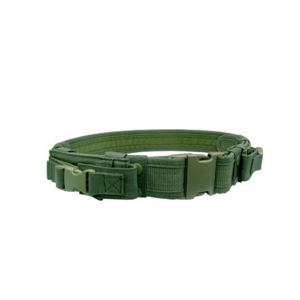 Ceinture tactique homme vert armée - Modèle Léon