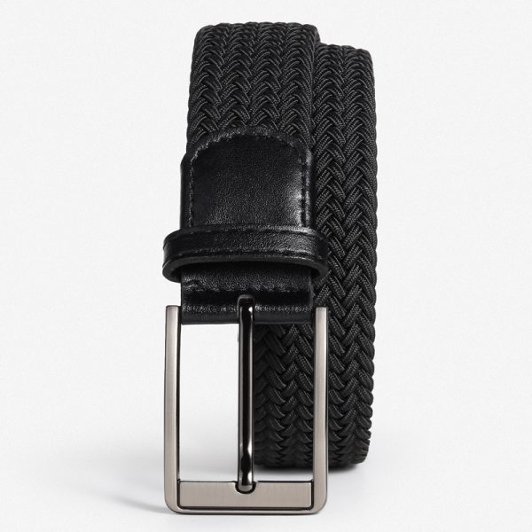 Ceinture toile tressée homme - Modèle TIMOTHEE