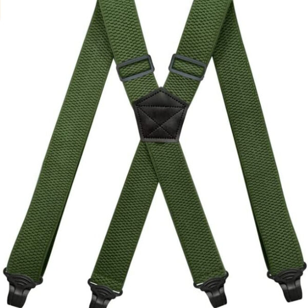 Ceinture bretelles homme vert - Modèle Louis